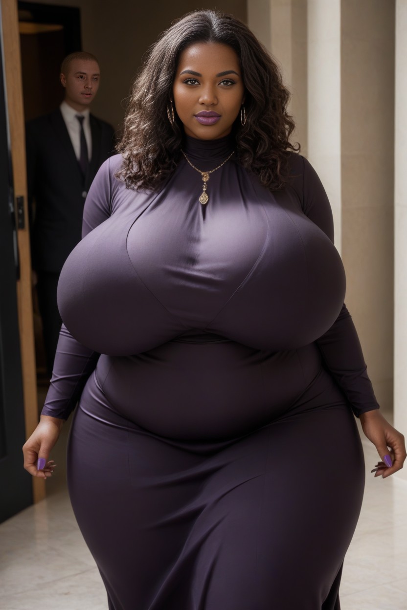 Gigantic Ass, Ssbbw Mature Black African, Hyper Lips AIポルノ