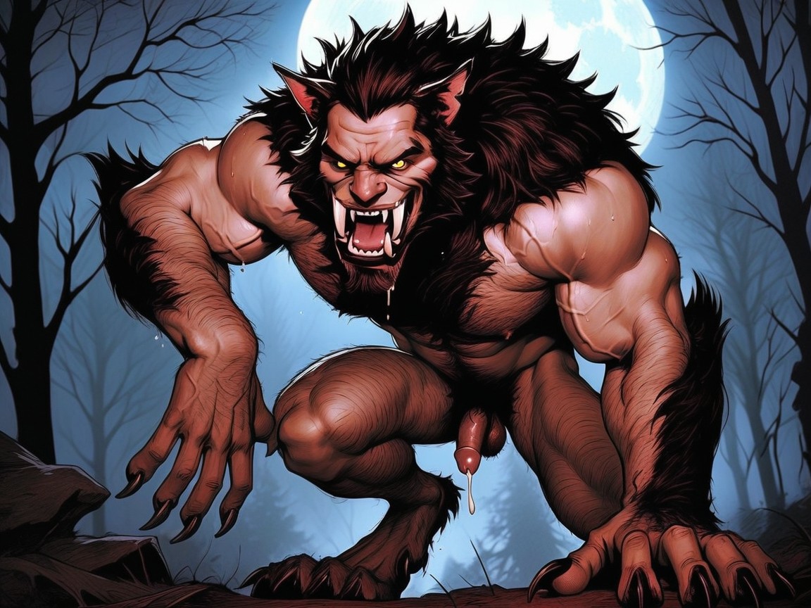 Large Hairy Paw Feet, 18+, Large Hairy Clawed Hands AI Gay Porn