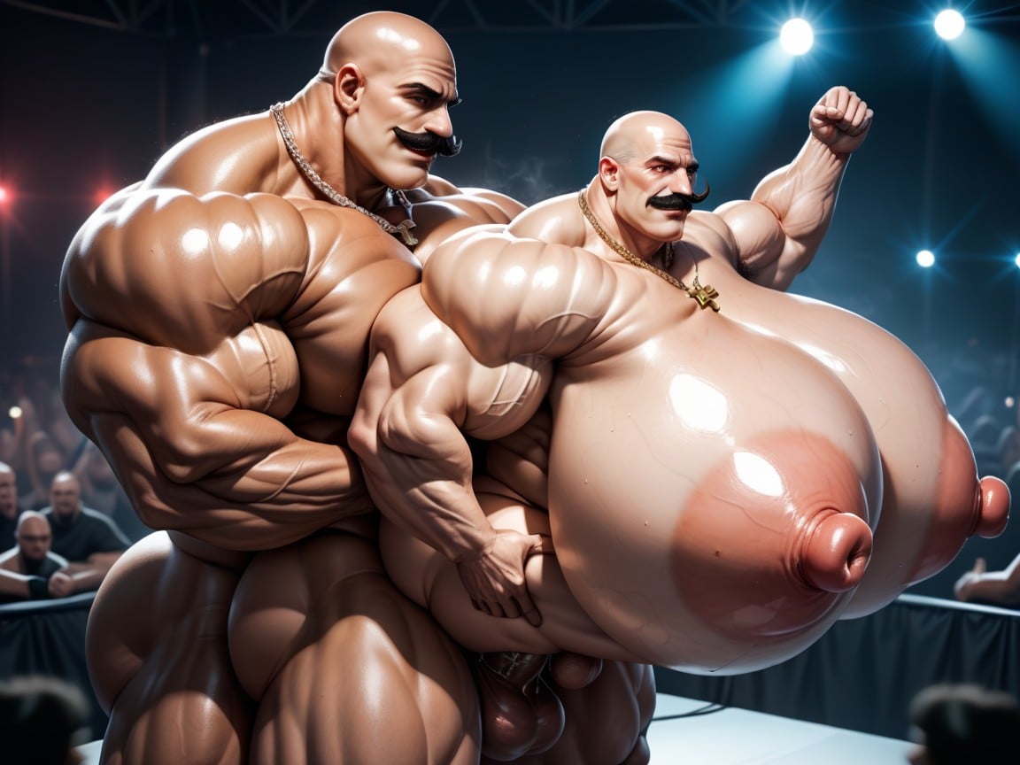 Full Nelson, Thick, Standing AI Gay Porn