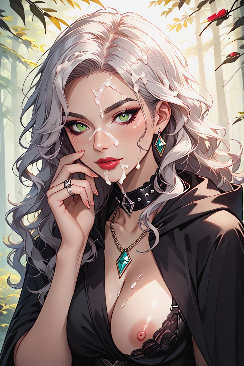 Curvy, F/ Aperture, Pale Skin Hentai AI Porn