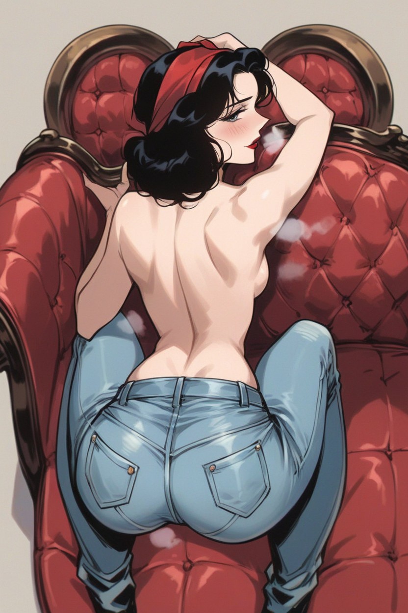 Hair, Solo Female, Small Breasts Hentai AI Porn