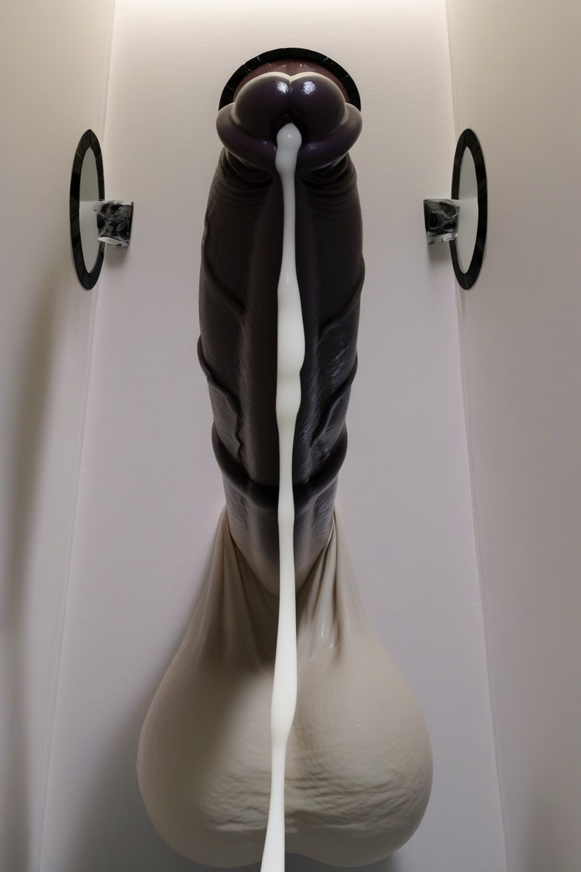 Bathroom Stall, Gigantic, Gigantic Futanari Cock Furry AI Porn
