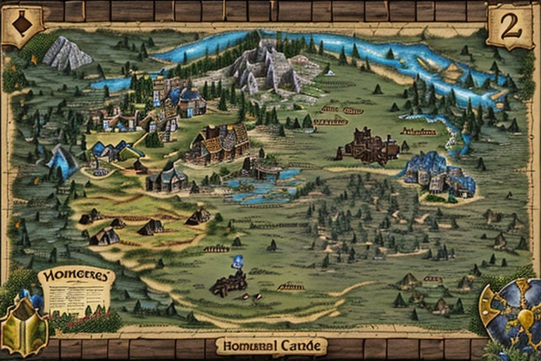 Lumber On The Map, Sulfur On The Map, Homm Towns On Map AI Porn