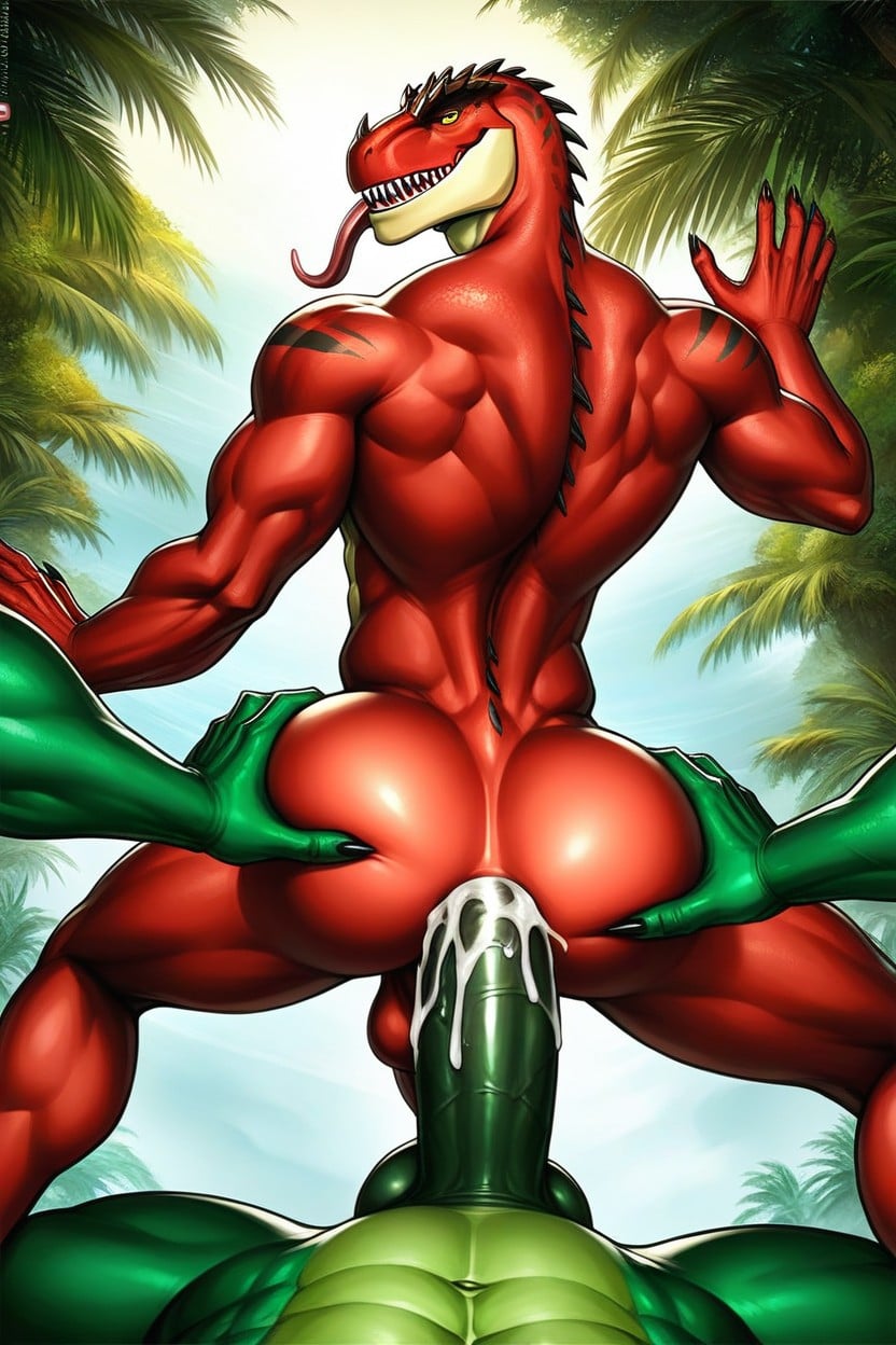 Bodies Are Anatomically Correct, Bending Over, Very Long Tongue Expansion Porno IA Gay