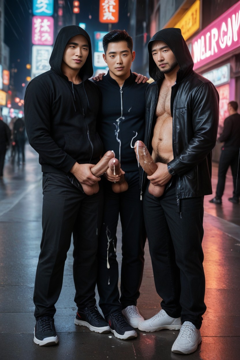 Bulges, Outdoors, Lot Of Cum AI Gay Porn