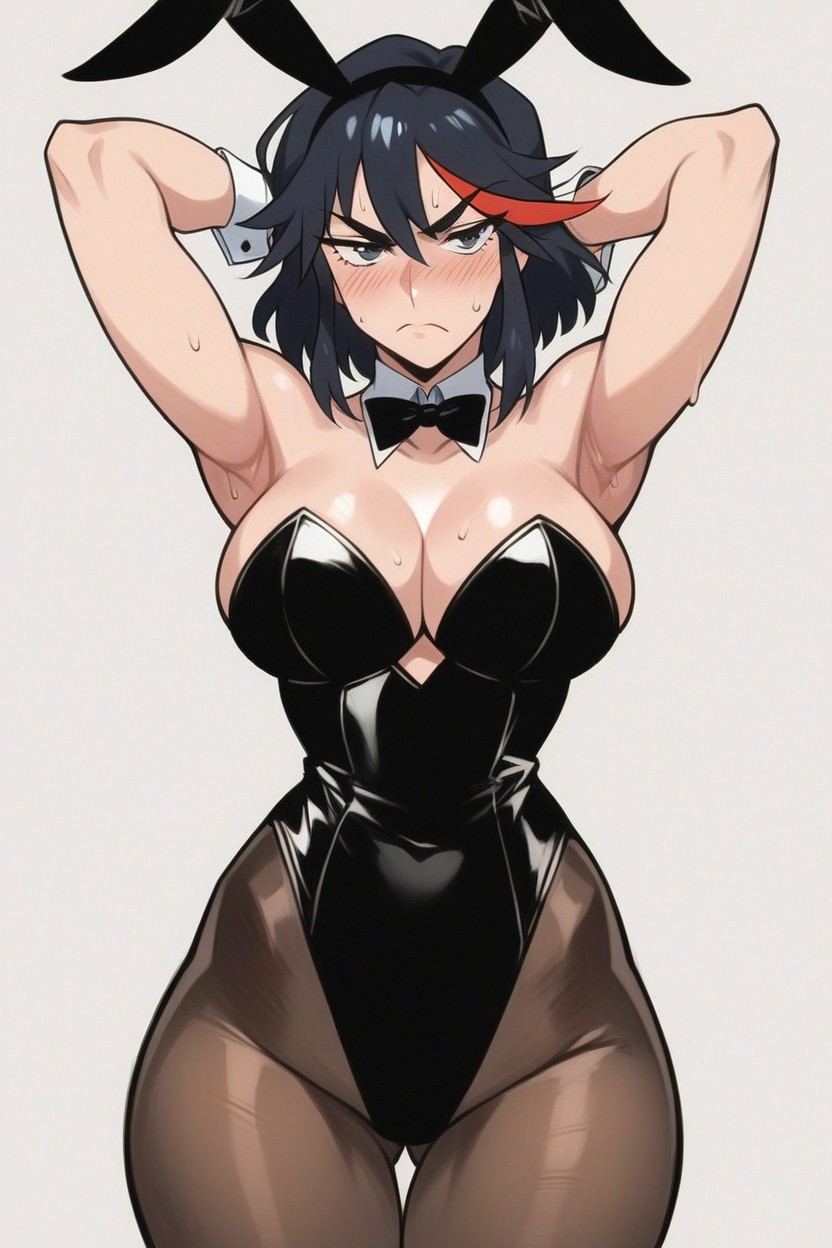 Wide Hips, Sleeveless, Solo Female Hentai AI Porn