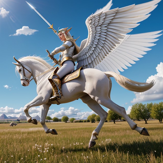 Flying In The Skies, Open Air, Cosplay AI Porn