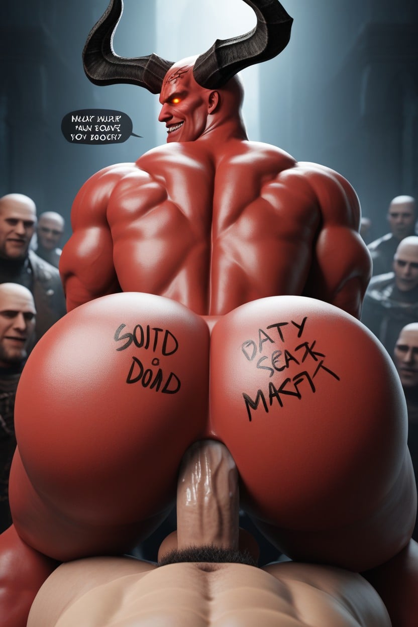 Deadly Hole, Male Only, Dominant Bottom AI Gay Porn