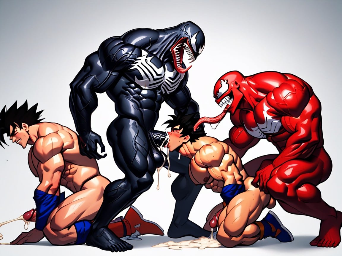 Hard Shadow, Big Large Penis, Venoms Oversized Bigger And Taller AI Gay Porn