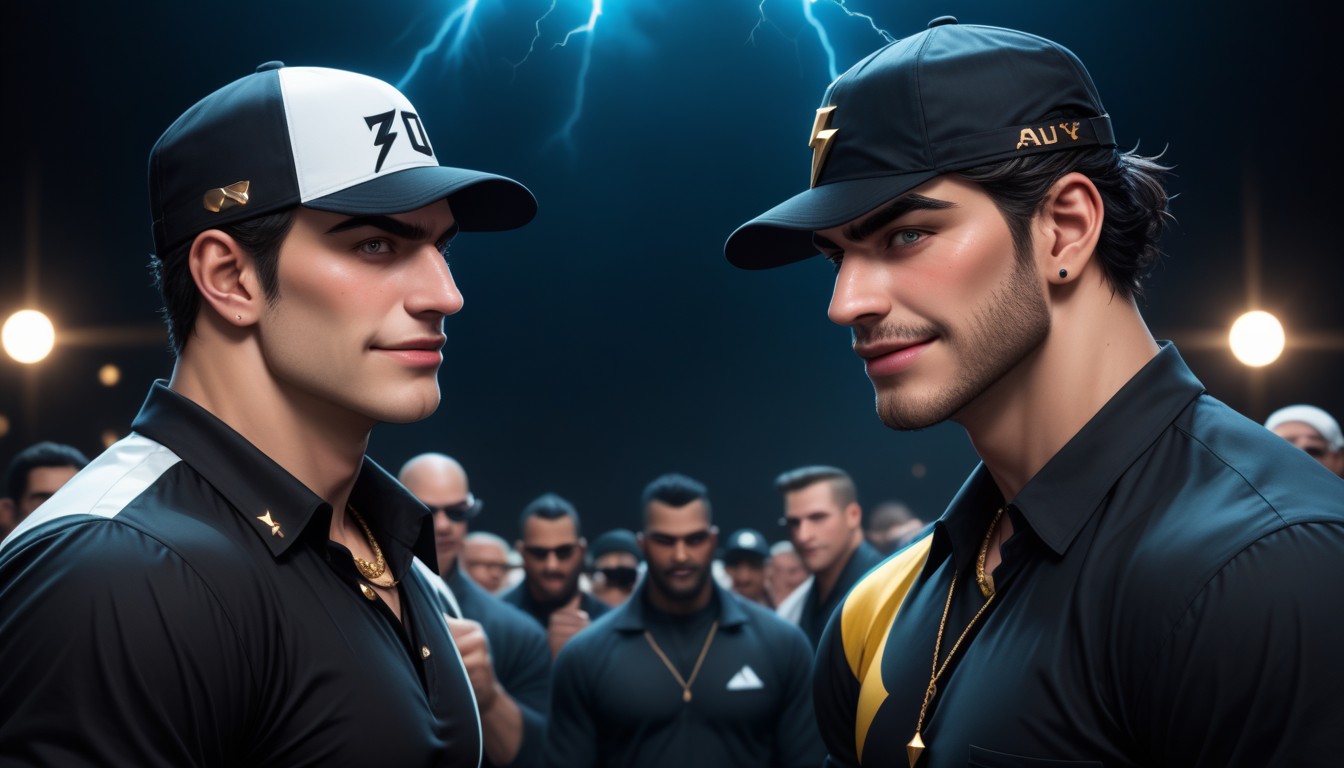 Tops, Nightclub, Playful AI Gay Porn