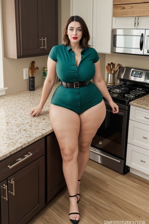 Gigantic Breasts, High Heels, Cosplay AI Porn