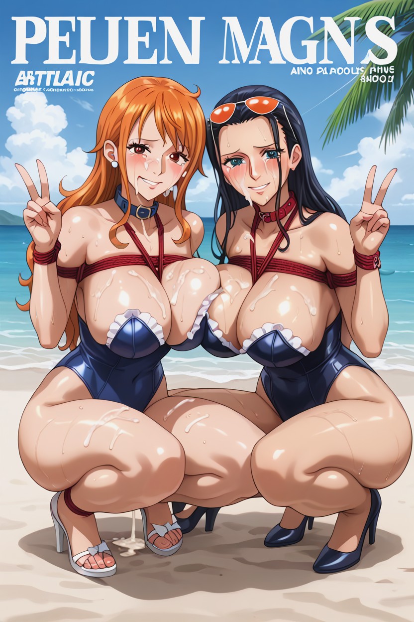 Restrained, Nami, Bukakke Hentai AI Porn