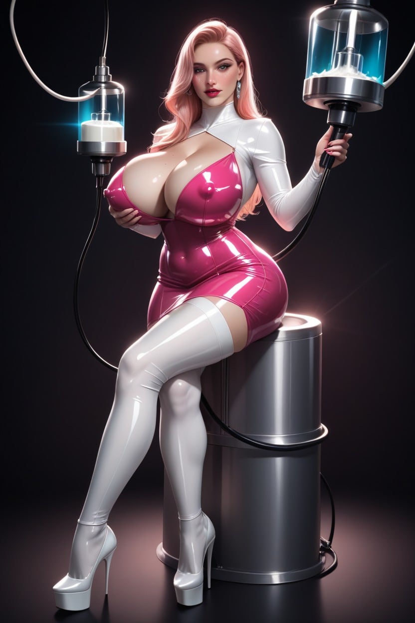 Aurora Latex Costume, Montada En Consolador, Well Contoured Nipples Porno shemale IA