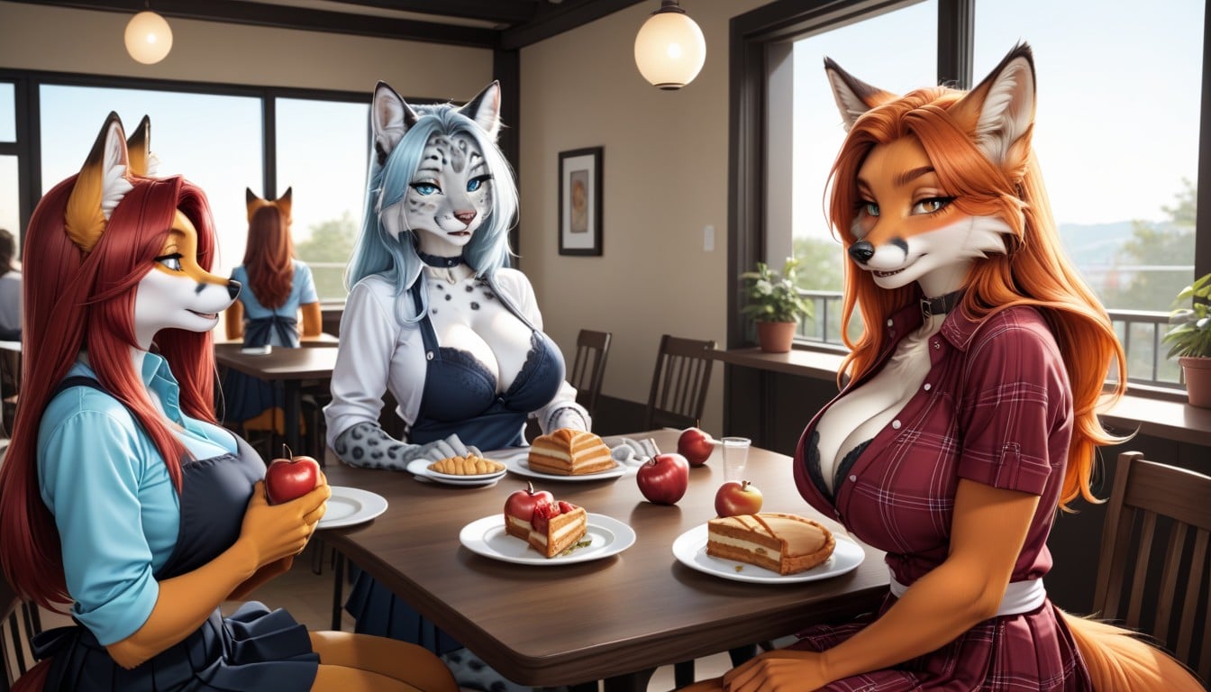 Skinny, Anthro, Side View Furry AI Porn