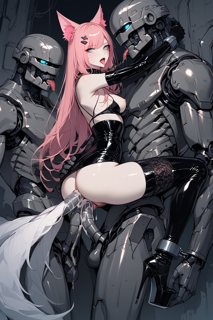 Pink Hair, Rim Lighting, Carry Sex Hentai AI Porn