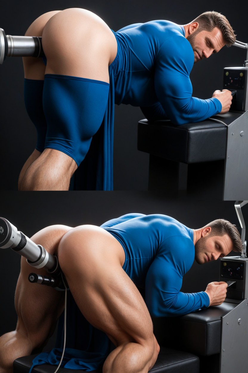 Full-face Blush, Huge, 25+ AI Gay Porn