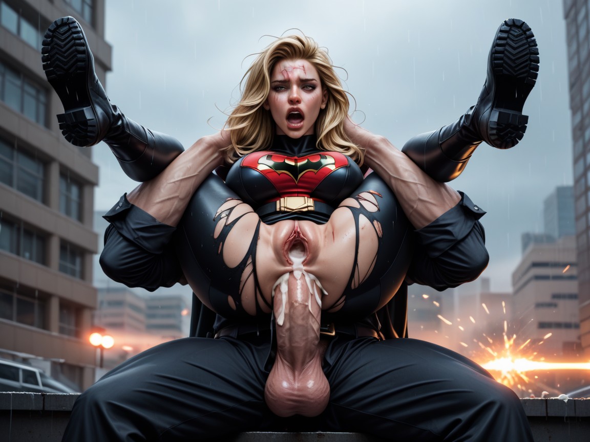 Full Nelson, Wet Pussy, Arms Spread AI Porn