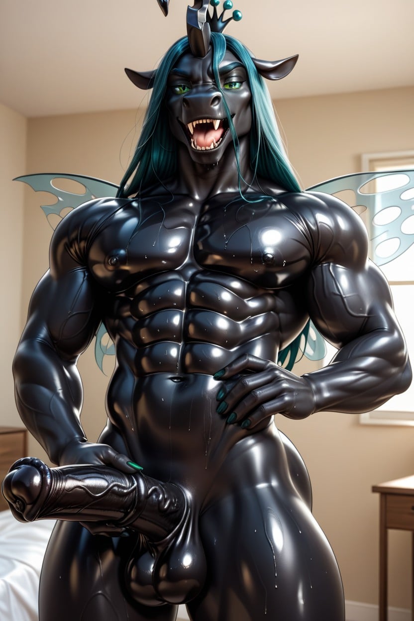 Oiled Skin, Veiny Penis, Naked 퍼리 AI 포르노