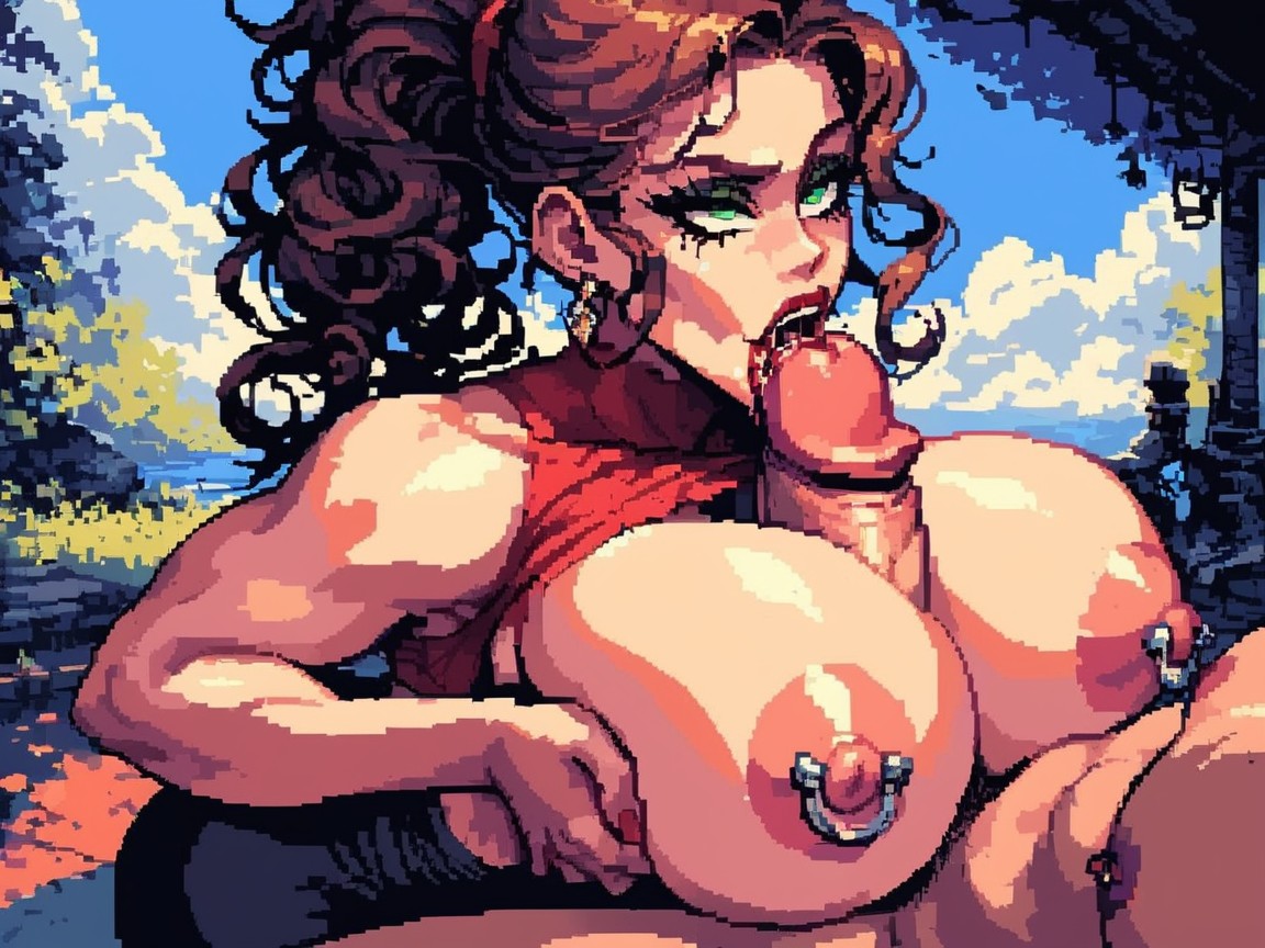 Jiggly Ass, Spit On Cock, Tits Wrapped Around Cock AI Porn