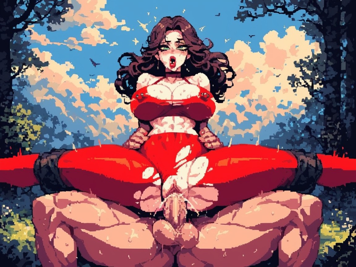 Thick Wet Vagina, Impossible Fit, Wet Breasts AI Porn