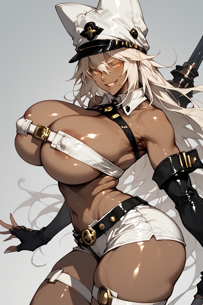 Areola Slip, High Angle, Head Tilt Hentai AI Porn