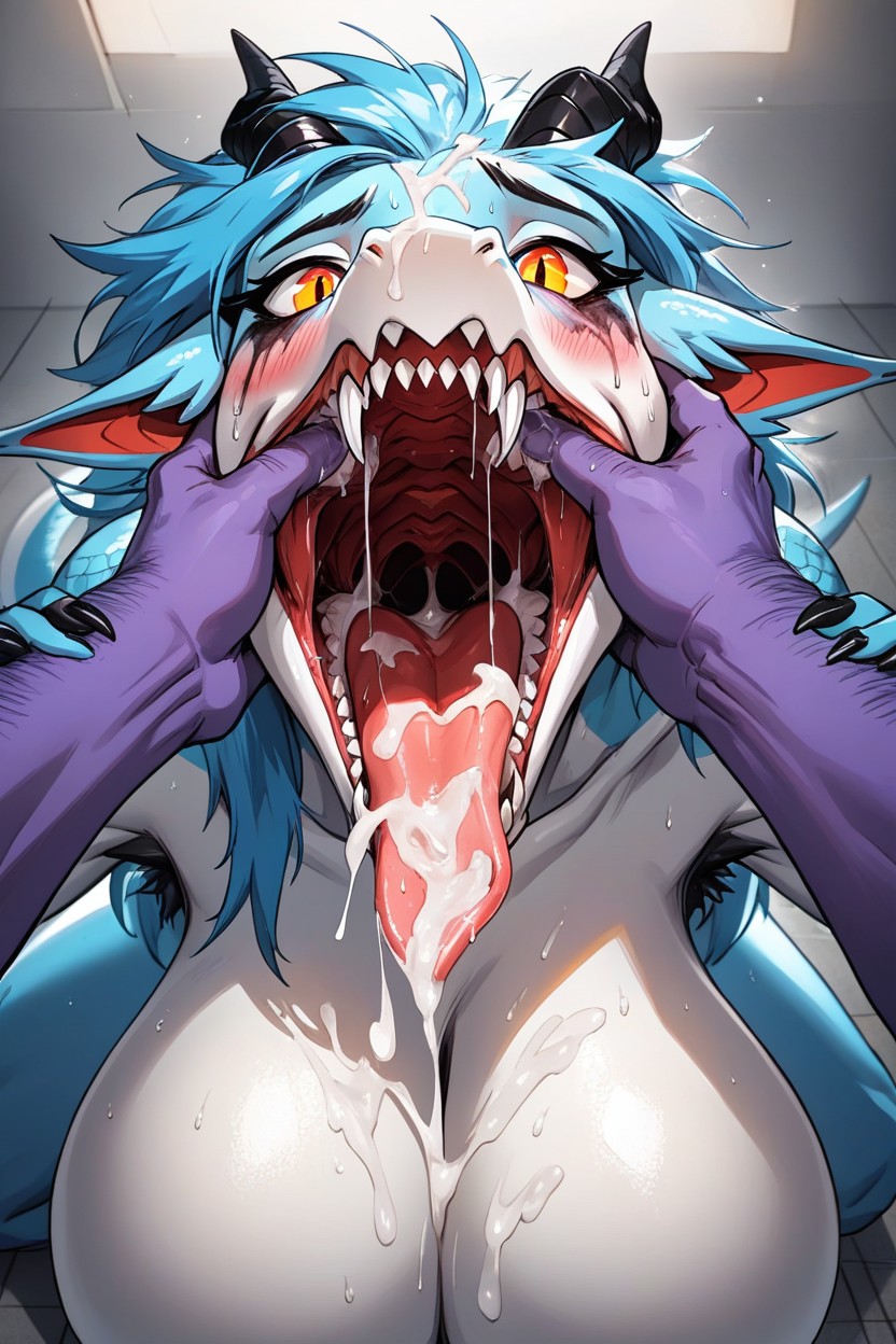 Mouth Shot, Cum In Nose, Grabbing 퍼리 AI 포르노