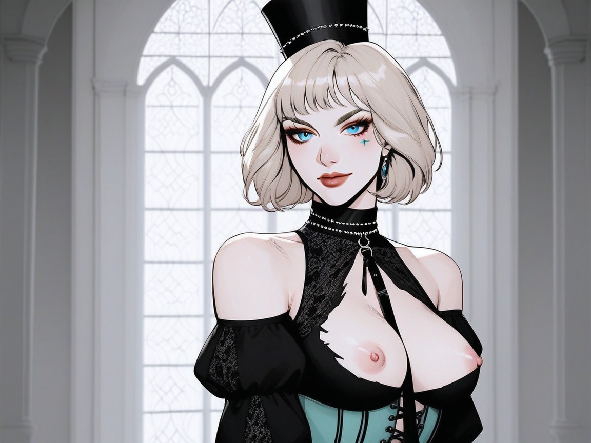 Round Eyes, Low Contrast Colors, Soft Focus Lighting AI Porn