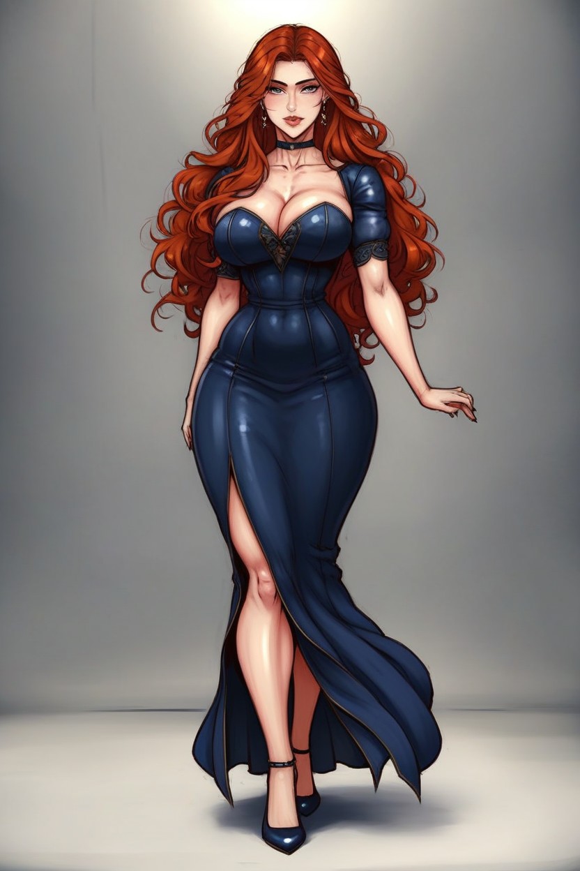 Sexy Looking, Curvy Hips, Perfect Tight Waist AI Porn