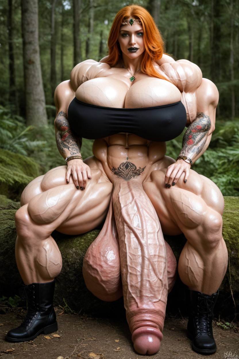 Hyper Muscles, Veiny Cock, Massive Muscle Delts Porno shemale IA