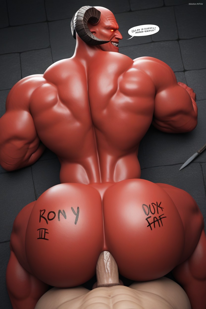 Power Bottom, Doggy Style, Rear View AI Gay Porn