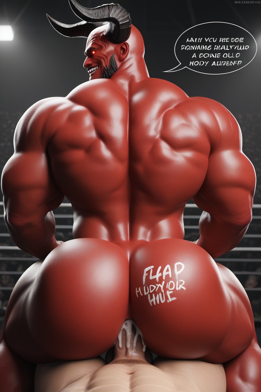 Lean Waist, Bottom Looks Evil, Yeux Brillants Porno IA Gay