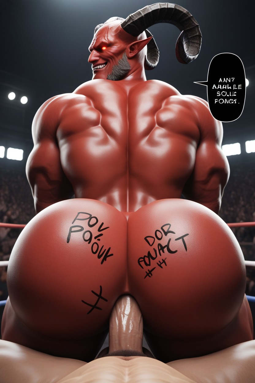 Gay, Motion Lines, Rear View AI Gay Porn