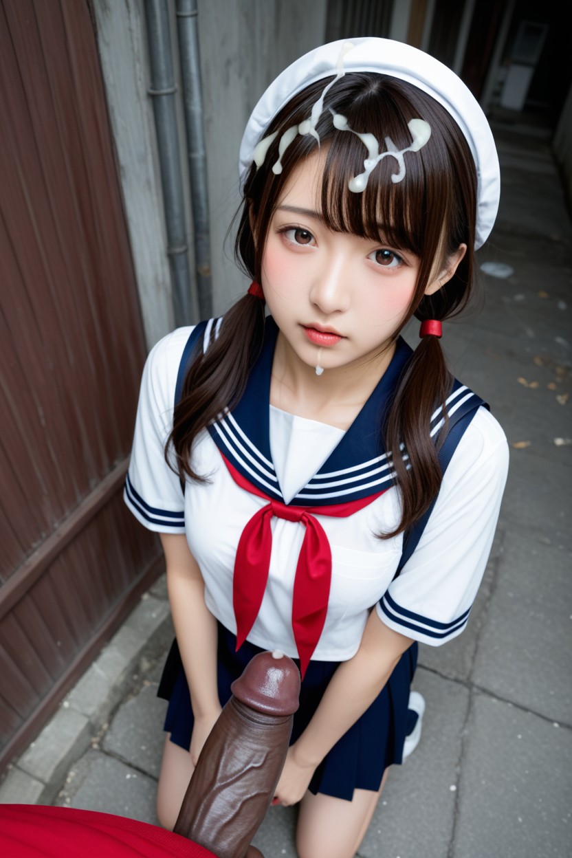 Highly Detailed, Cutest Face, Puffy Hair Porno IA Asiatique