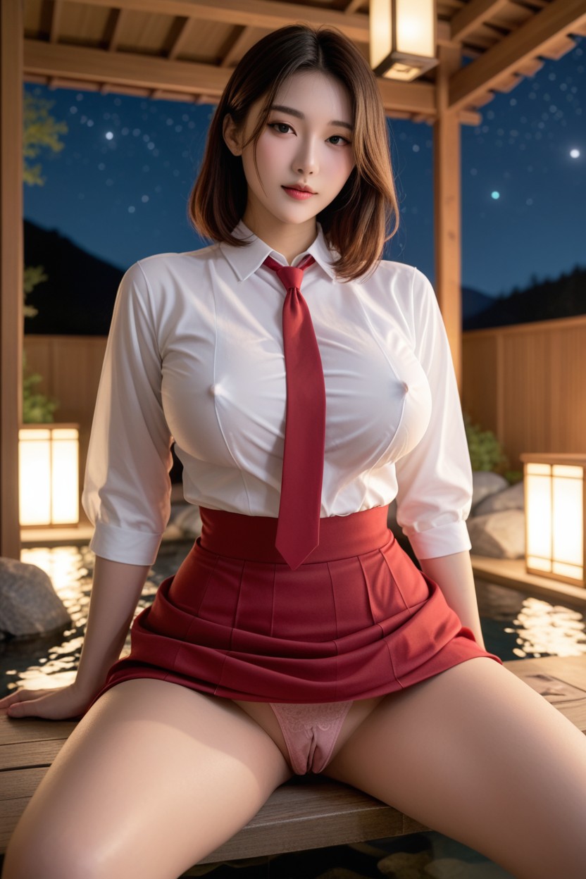 Thick Thighs, Wide Hips, Super Waist Asian AI Porn