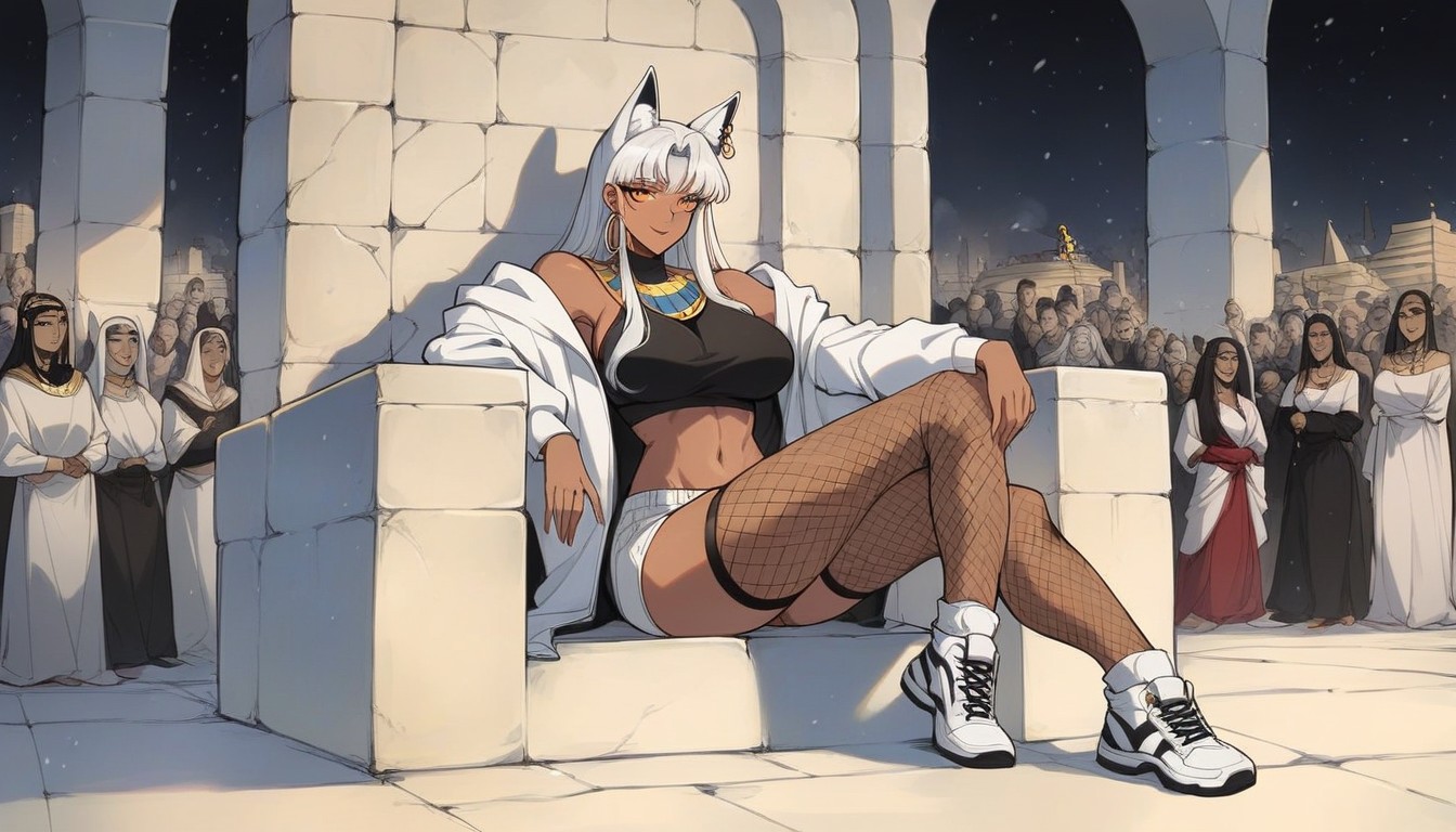 Stomach Buldge, Tanned Skin, Happy Hentai AI Porn