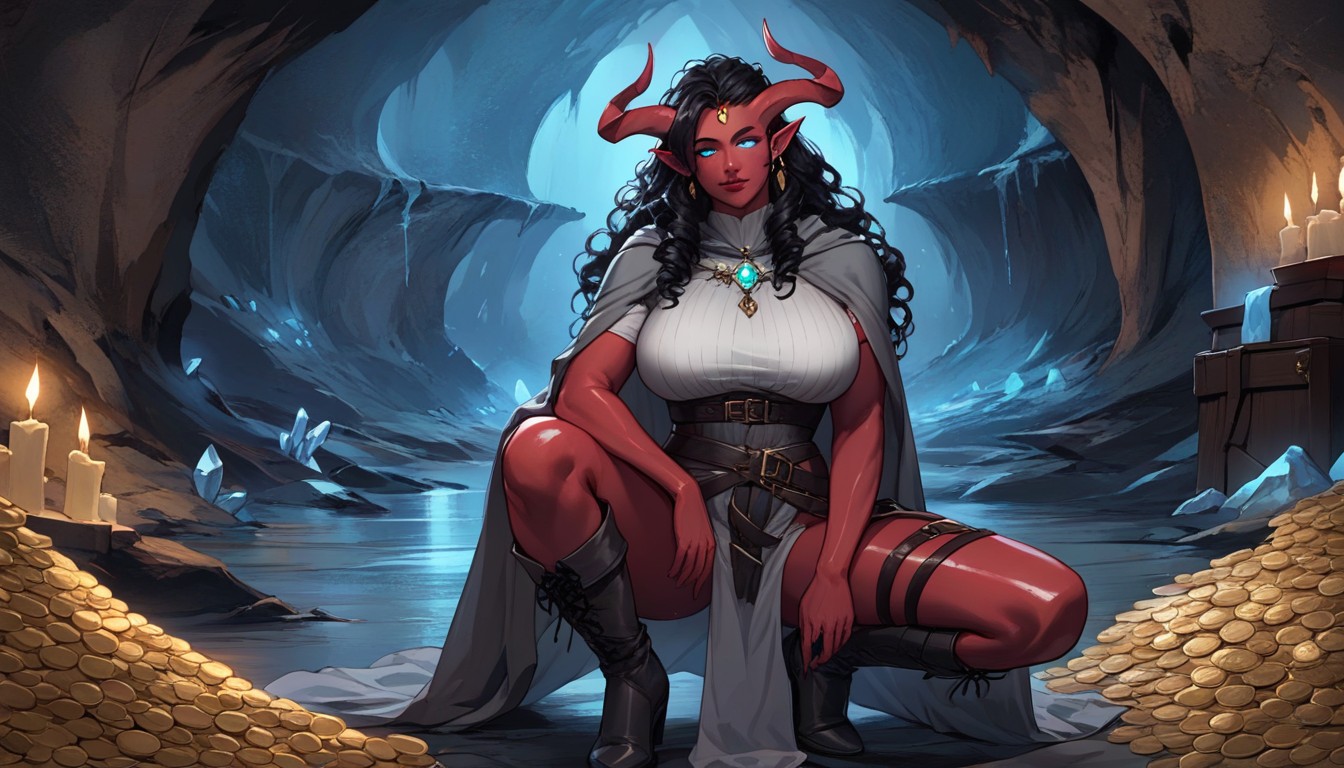 Beautiful Eyes, Adventurer, Shiny Skin AI Porn