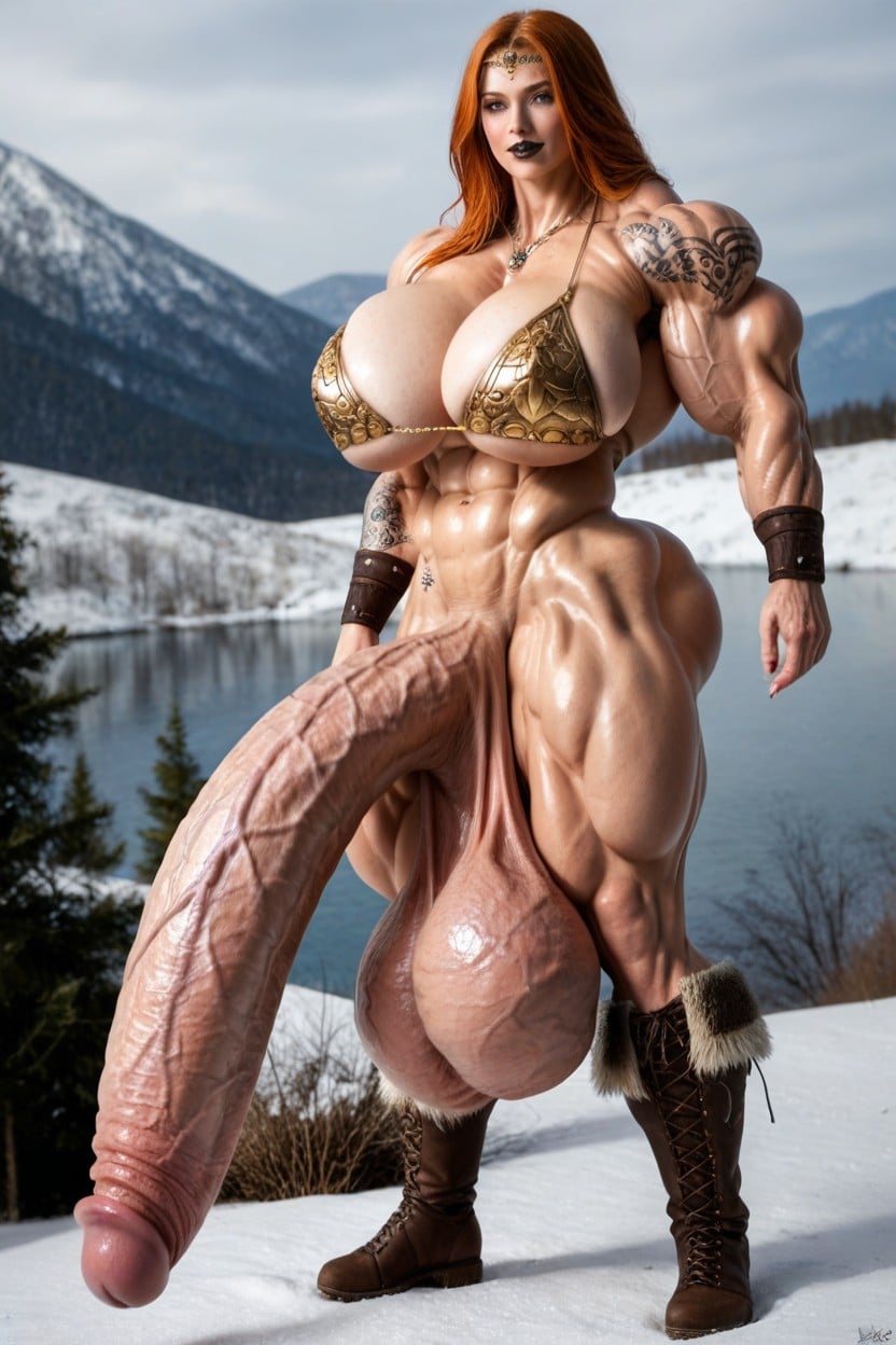Barbarian, Face Detailed, Hdr Shemale AI Porn