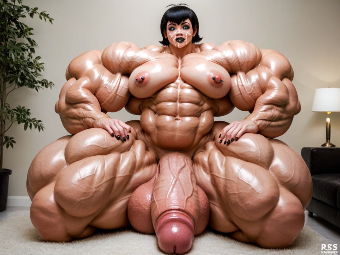 Penis Is Just Way Too Gigantic, Giant Hips, 1 Person Shemale AI Porn