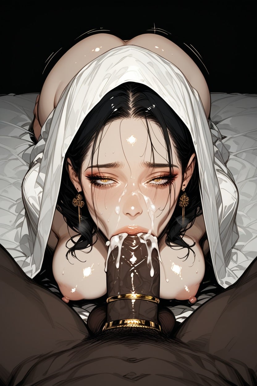 Tits Out, Beautiful Feet, Sleepy Eyes Hentai AI Porn