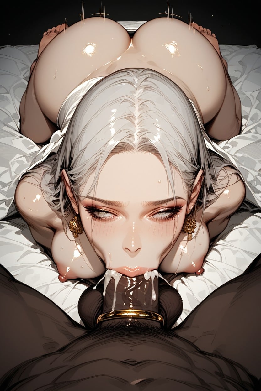 Half Closed Eyes, Motion Lines, Wet Eyes Hentai AI Porn