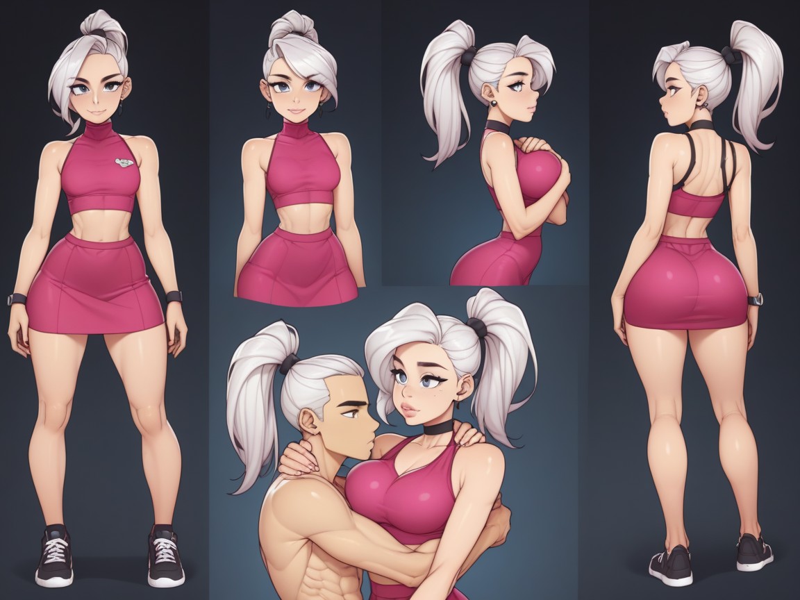 Lean Lean Body, Sucked In Stomach, Lean Body AI Porn