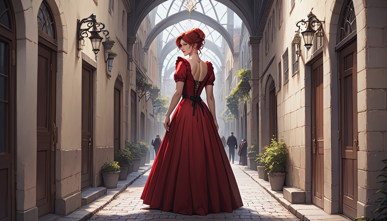 Cinematic Composition, +, Break Cobblestone Street Beyond Hentai AI Porn