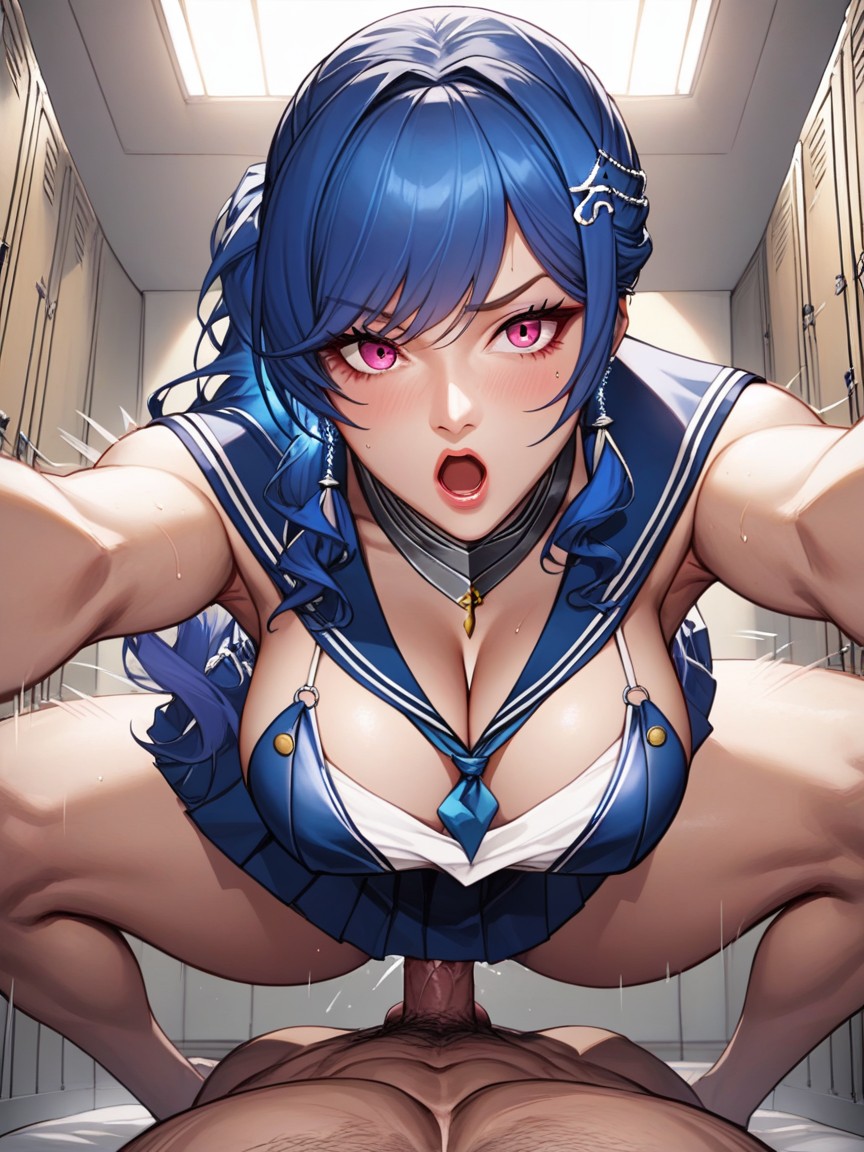Detailed Eyes, Spit Roast, Perfect Finger Hentai AI Porn