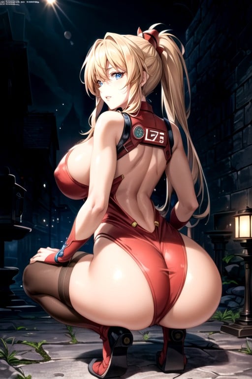 Full Body, Pubic Hair, Beautiful Back View Hentai AI Porn