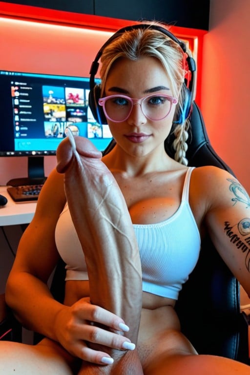Gorgeous, Hyper Thick Cock, 18+ Shemale AI Porn
