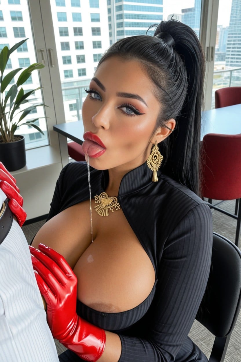 Large Window With A View Over The City, Perfect Glutes, Cosplay AI Porn