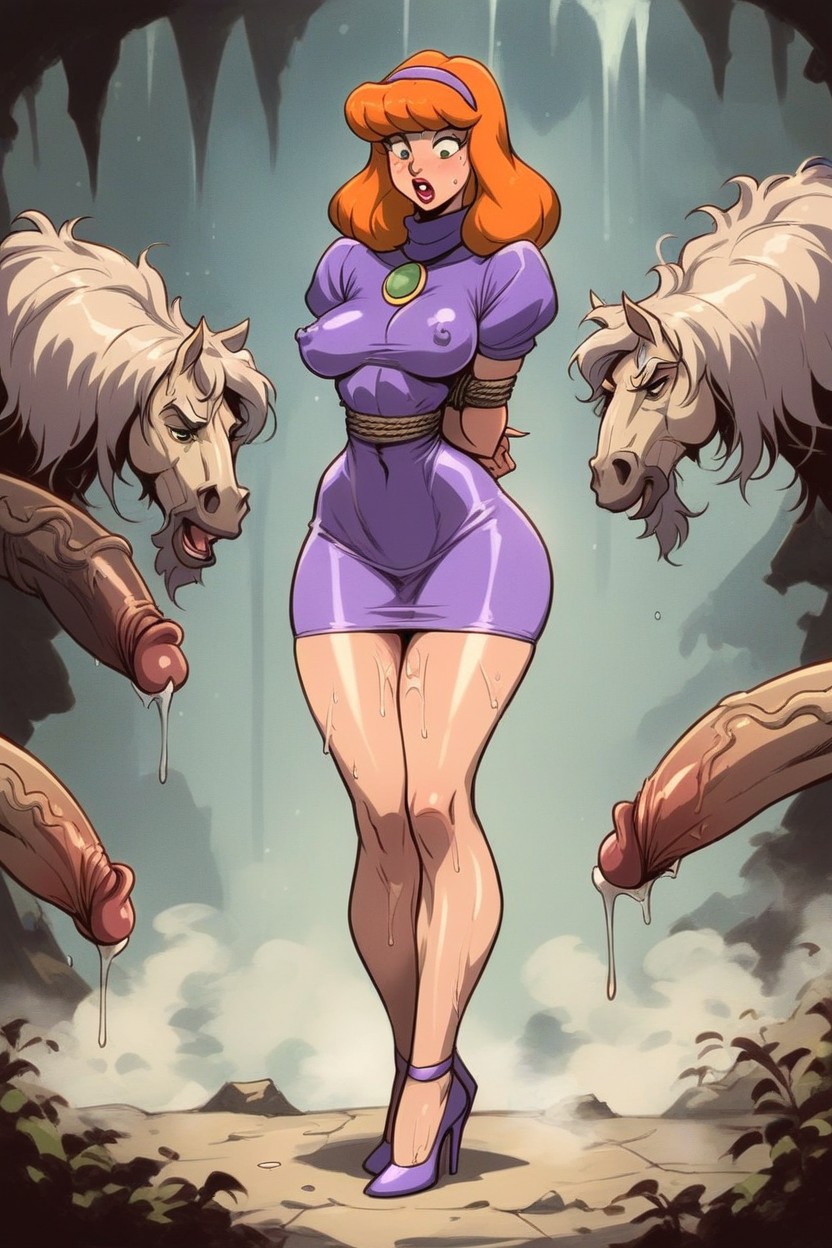 Daphne From Scooby Doo, Very Pretty, Double Anal AI Porn