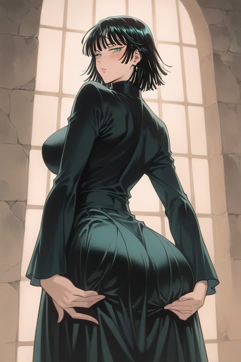 Perfectly Rounded Ass, Medium Ass, Close Up Hentai AI Porn