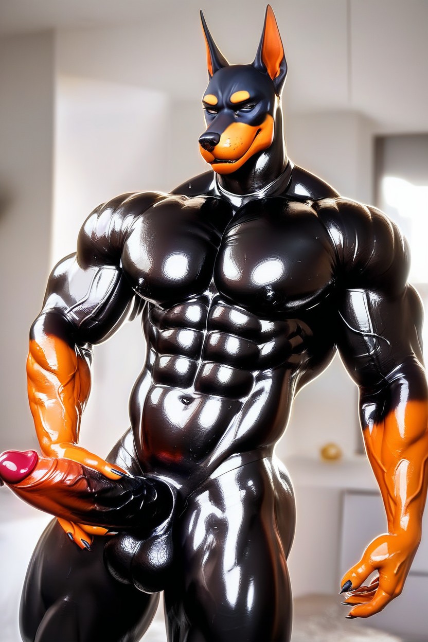 20+, Oiled Skin, Oiled Skin Furry AI Porn