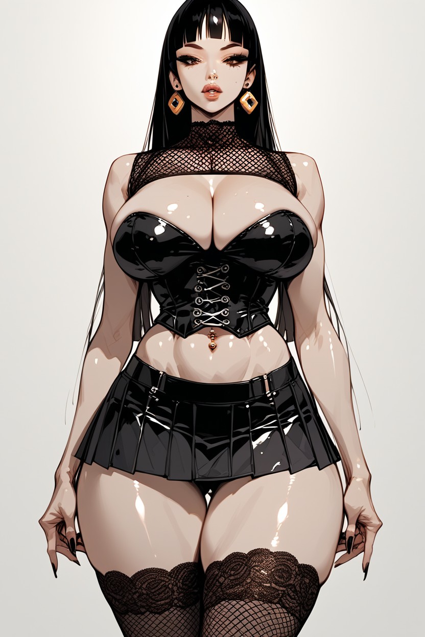 25+, Fishnets, Giant Saggy Breasts Hentai AI Porn
